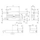 SERRATURA PORTONCINO DA APPLICARE ART. 401 2 mandate Dx - E 40 (PZ 1)
