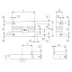 SERRATURA PORTONCINO DA APPLICARE ART. 401 2 mandate Dx - E 50 (PZ 1)
