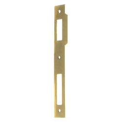 CONTROPIASTRA PER SERRATURA 'PATENT' B.Q. ottonato - interasse 90 mm (PZ 1)