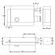 SERRATURA ELETTRICA DA APPLICARE PER PORTA LEGNO ART. 674 Sx - E 70 (PZ 1)