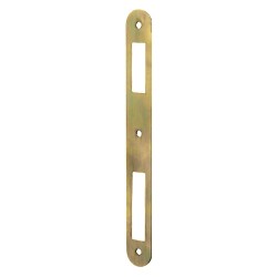 CONTROPIASTRA PER SERRATURA 'PATENT' B.T. ottonato verniciato - interasse 70 mm (PZ 1)