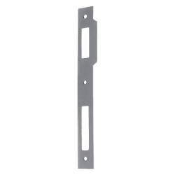CONTROPIASTRA PER SERRATURA 'PATENT' B.Q. grigio verniciato - interasse 70 mm (PZ 1)