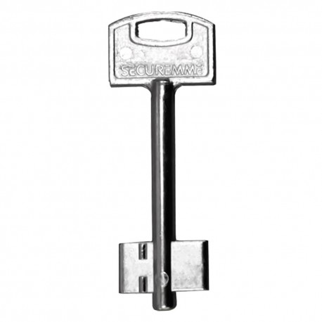 CHIAVE DOPPIA MAPPA NICHELATA mappa mm 11,4 x 20,5 (PZ 1)