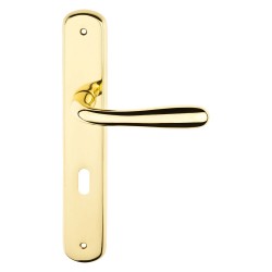 MANIGLIA 'GOCCIA' Q8 x 70 - oro lucido verniciato (CP 1)