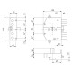 SERRATURA ELETTRICA DA APPLICARE TRIPLICE ART. 682 Dx - cilindro 80 mm (PZ 1)