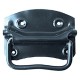 MANIGLIA AMERICANA PER BAULI mm 110 nera (PZ 12)