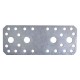 GIUNZIONE PESANTE DIRITTA mm 55 x 140 - sp.2,0 (PZ 50)