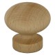 POMOLO LEGNO ART. 101 mm 35 art.101B noce chiaro (PZ 25)