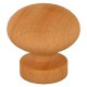 POMOLO LEGNO ART. 101 mm 30 art.101C noce chiaro (PZ 25)