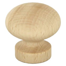 POMOLO LEGNO ART. 101 mm 30 art.101C faggio grezzo (PZ 25)
