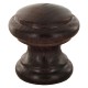 POMOLO IN LEGNO ART. 114 mm 38 noce scuro (PZ 25)