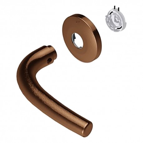 MANIGLIA PORTA BLINDATA 'TIZIANA' bronzo (PZ 1)