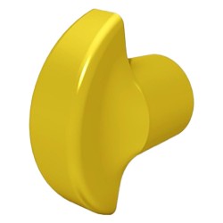 POMOLO MEZZALUNA PER CILINDRO ottone lucido (PZ 1)