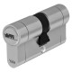 CILINDRO PROFILATO DOPPIO SERIE 'Y1500' mm 35+10+45  90 (40+50) nichelato (PZ 1)