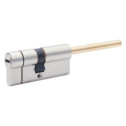 CILINDRO PROFILATO PER POMOLO SERIE 'Y500' mm 35+10+25  70 (40+30) nichelato (PZ 1)