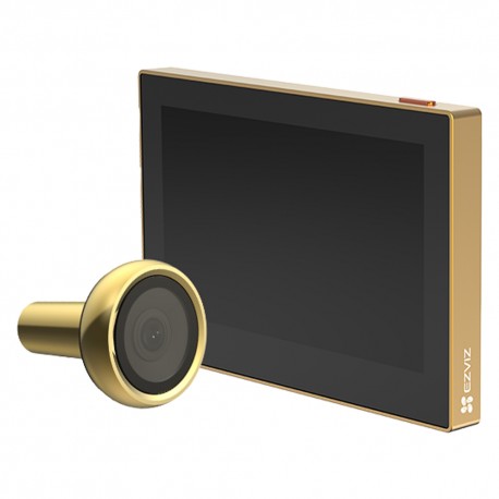 SPIONCINO DIGITALE PER PORTEWIFI 'HP2 2K' EZVIZ risoluzione 2K 1080P - / colore oro (PZ 1)