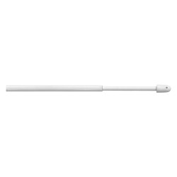 STANGHETTA TONDA A VITE 'BERLINO' Ã˜ 8 mm. - cm 60  80 - bianco - blister 2 pz (BL 1)