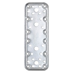 GIUNZIONE PESANTE DIRITTA STAMPATA ART. 872ZS mm 65 x 180 (PZ 25)