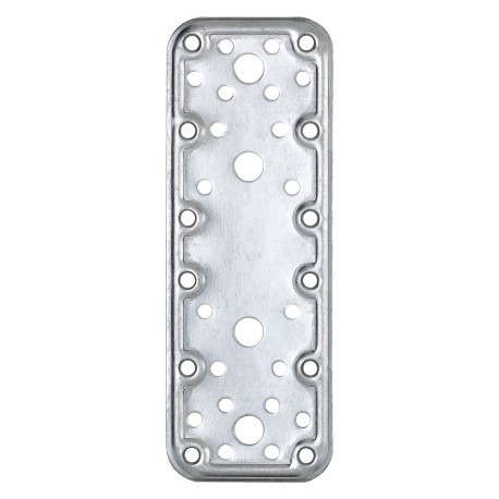 GIUNZIONE PESANTE DIRITTA STAMPATA ART. 872ZS mm 65 x 180 (PZ 25)