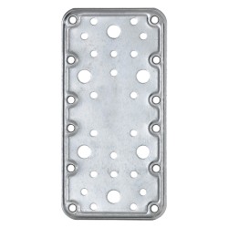 GIUNZIONE PESANTE DIRITTA STAMPATA ART. 874ZS mm 90 x 180 (PZ 20)