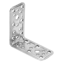 GIUNZIONE AD ANGOLO PESANTE STAMPATA ART.846ZS mm 40 x 40 x 40 (PZ 50)