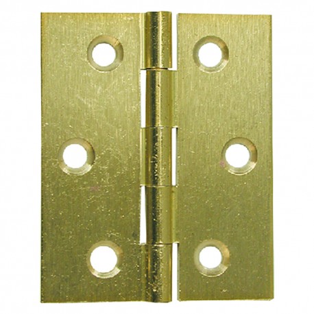 CERNIERA FRESATA PIANA HxL mm 30x25 - lucida (PZ 24)