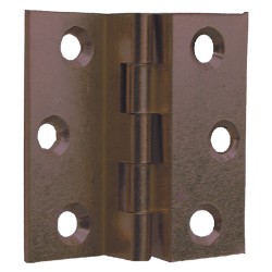 CERNIERA DOPPIA ZANCATA HxL mm 60x50 - bronzata (PZ 24)