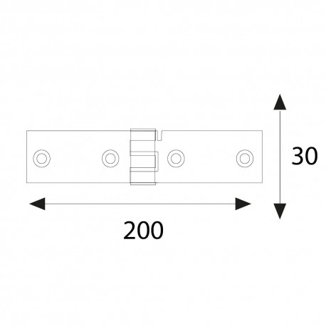 CERNIERA ASE mm 200 (PZ 12)