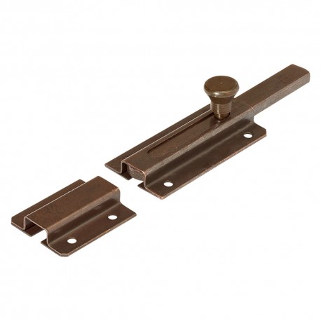 CATENACCIO TRASVERSALE RICOPERTO ART.215 mm 80 - acciaio bronzato (PZ 20)