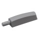 CRICCHETTO A SCATTO CON MAGNETE corsa mm. 14 - grigio scuro (PZ 1)