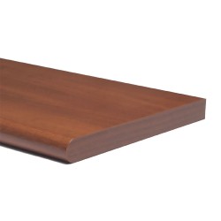 MENSOLA IN TRUCIOLARE 'AMICA' 40 x 20 x 1,8 - noce (f.Ã˜ 10) (PZ 5)