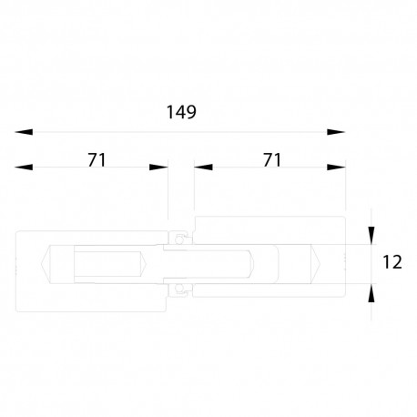 CERNIERA A GOCCIA ART.498 lunghezza cm 15 (PZ 16)