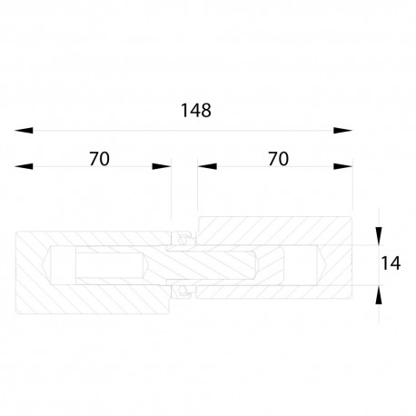 CERNIERA A GOCCIA ART.578 lunghezza cm 15 (PZ 16)