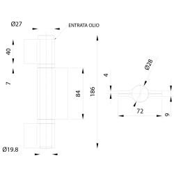 CERNIERONA A 3 ALI CHIUSE ART.475 mm 180 (PZ 4)