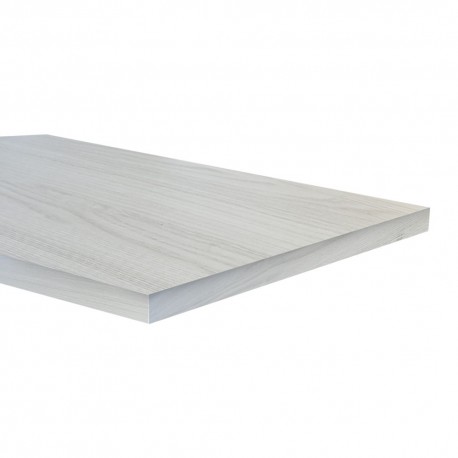 MENSOLA IN TRUCIOLARE 'ECOPAN' 100 x 40 x 1,8 - frassino bianco (PZ 5)