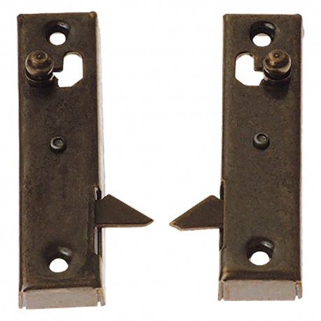BLOCCATAPPARELLE 'SICUR BLOCK' bronzato Dx/Sx (CP 25)