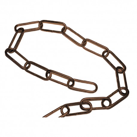 CATENA ORNAMENTALE TONDA 15 mt - bronzata (CF 1)