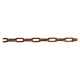 CATENA ORNAMENTALE PRETAGLIATA OVALE 2,5 mt - bronzata (CF 1)