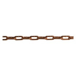 CATENA ORNAMENTALE PRETAGLIATA OVALE 2,5 mt - bronzata (CF 1)