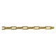 CATENA ORNAMENTALE PRETAGLIATA OVALE 2,5 mt - ottonata (CF 1)
