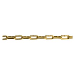 CATENA ORNAMENTALE PRETAGLIATA OVALE 2,5 mt - ottonata (CF 1)