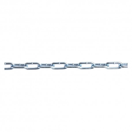 CATENA ORNAMENTALE PRETAGLIATA OVALE 2,5 mt - nichelata (CF 1)