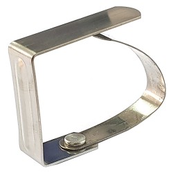 FERMATOVAGLIA A MOLLA mm 40 x 55 inox (PZ 50)