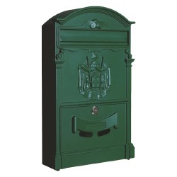 CASSETTA POSTALE 'CAMELIA' cm 25,5 x 9 x H.41 - verde muschio (PZ 1)