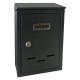 CASSETTA POSTALE 'MAGNOLIA SMALL' cm 18x6x H.26 - grigio antracite (PZ 1)
