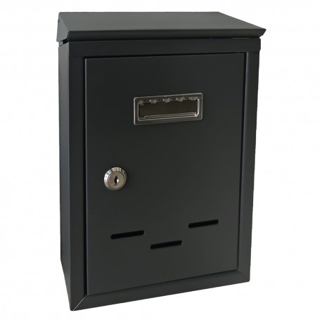CASSETTA POSTALE 'MAGNOLIA SMALL' cm 18x6x H.26 - grigio antracite (PZ 1)
