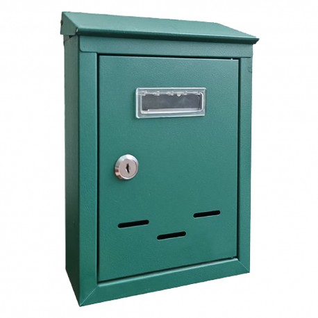 CASSETTA POSTALE 'MAGNOLIA' cm 20,5 x 6,8 x H.30 - verde muschio (PZ 1)
