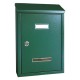 CASSETTA POSTALE 'PEONIA' cm 24,5 x 7,5 x H.36 - verde muschio (PZ 1)