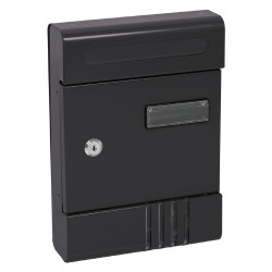 CASSETTA POSTALE 'JASMINE SMALL' cm 20,5x6,5x h 29 - color antracite (PZ 1)