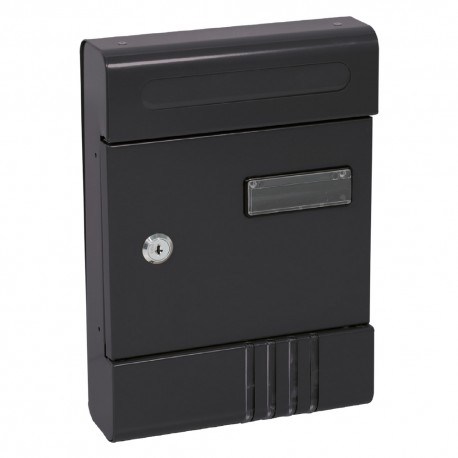 CASSETTA POSTALE 'JASMINE SMALL' cm 20,5x6,5x h 29 - color antracite (PZ 1)